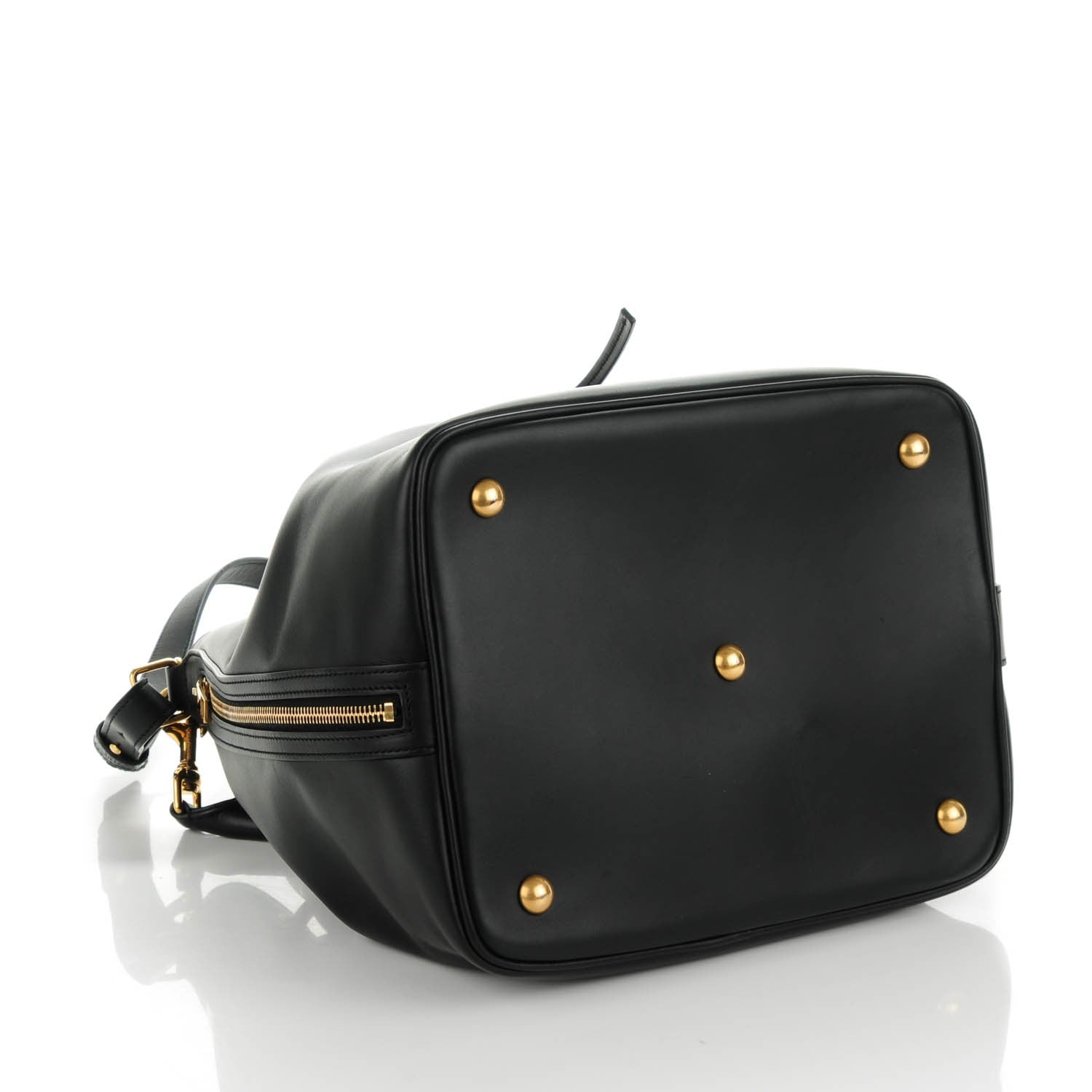 Saint Laurent Calfskin Large Emmanuelle Bucket Bag Black 4 of 8