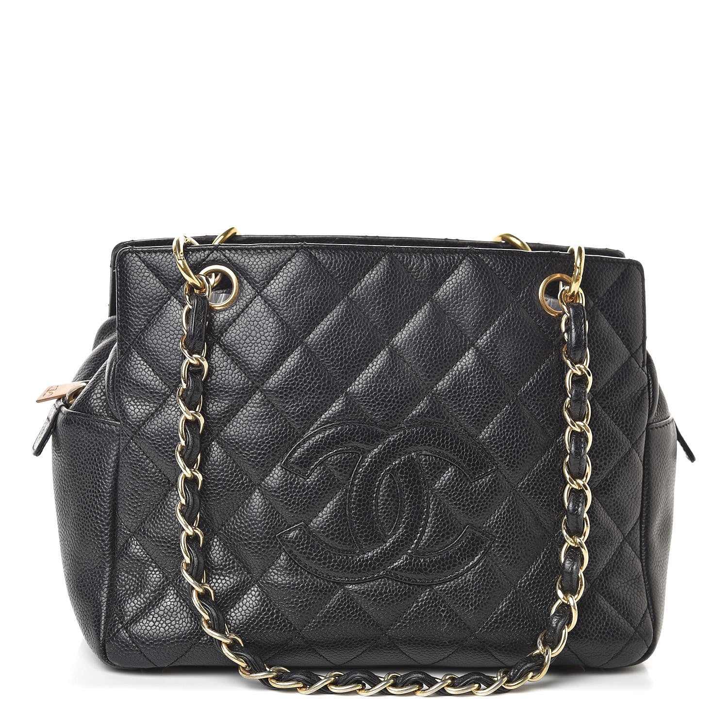 Chanel Caviar Quilted Petit Timeless Tote PTT Black 1 of 18