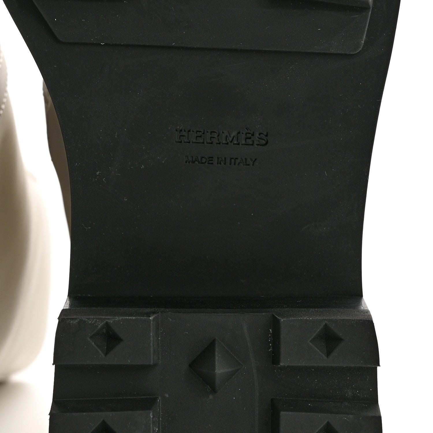 Hermes Glossed Calfskin Funk Ankle Boots 39 Beige Glaise 6 of 8