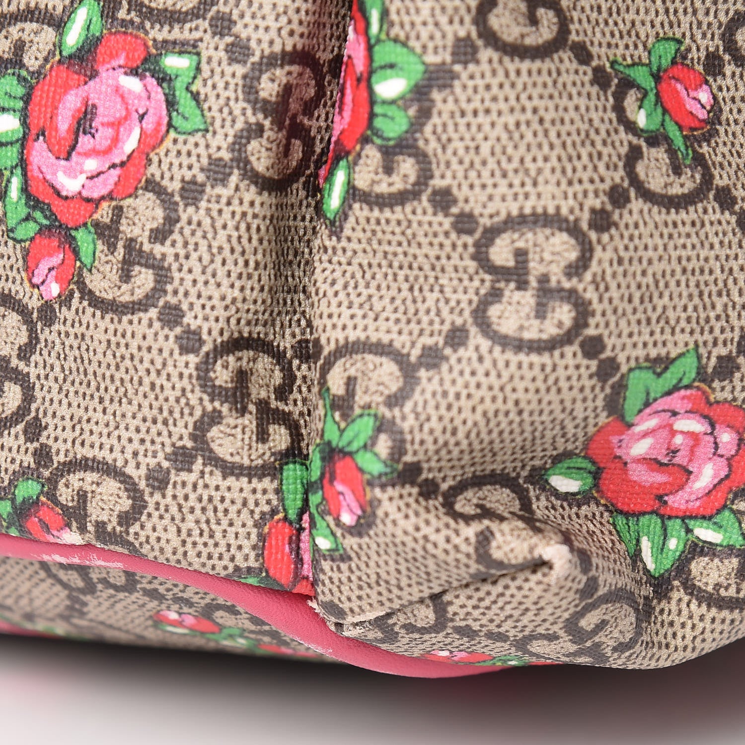 Gucci GG Supreme Monogram Rose Bud Diaper Bag Pink 14 of 14