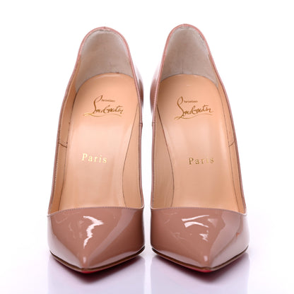 Christian Louboutin Patent So Kate 120 Pumps 37 Nude 2 of 8