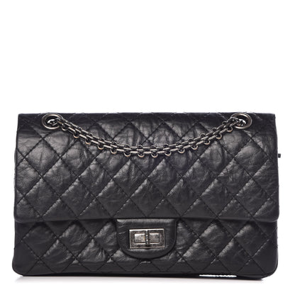 Chanel Aged Calfskin Quilted 2.55 Reissue 225 Flap Black 1 of 7
