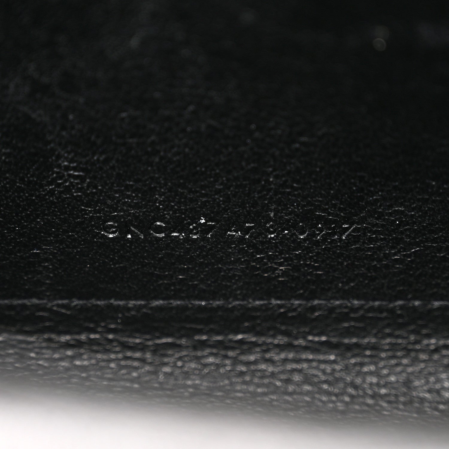Saint Laurent Sheepskin Tri-Quilt Monogram Envelope Chain Wallet Black 8 of 11