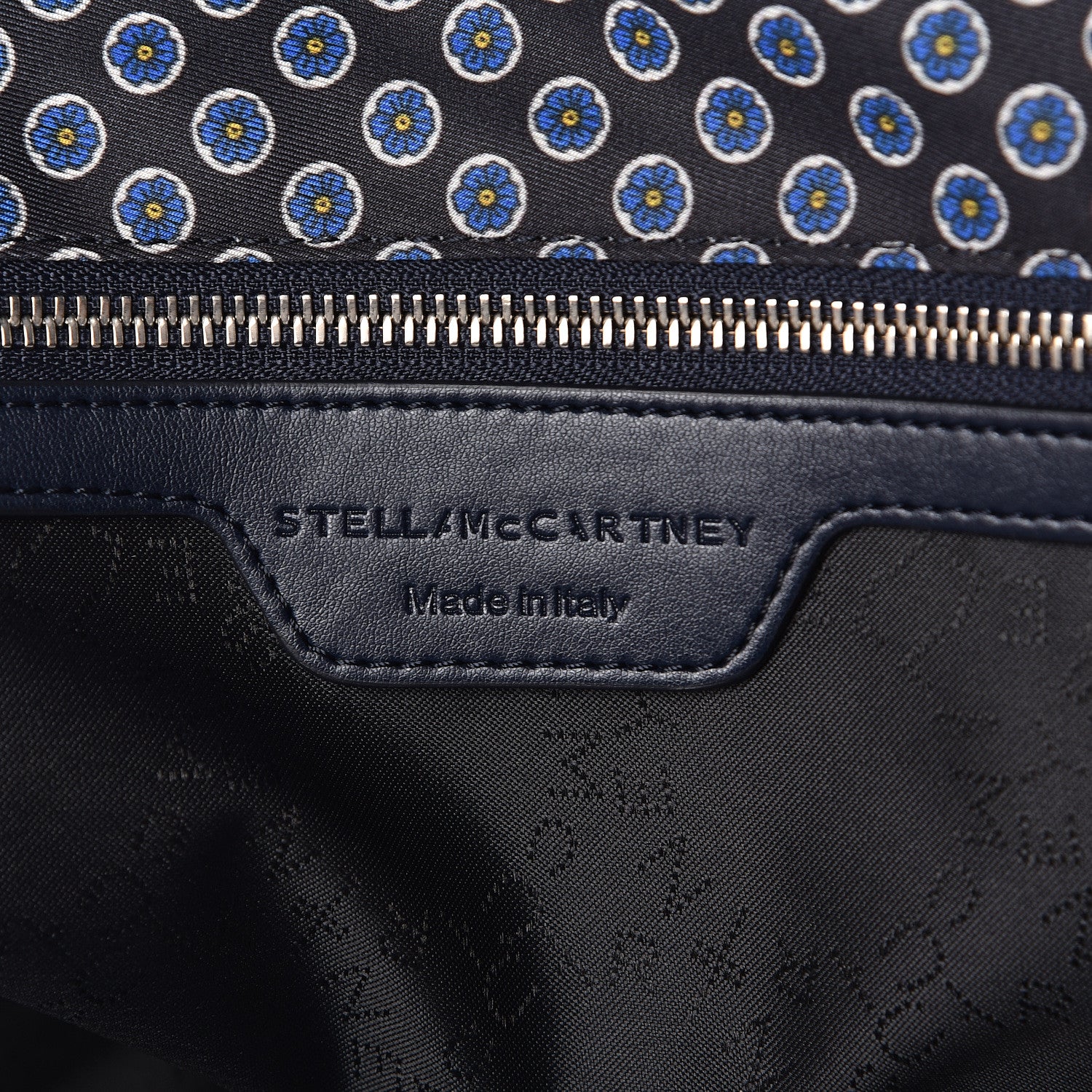 Stella McCartney Nylon Go Flower Print Falabella Tote Blue 6 of 9