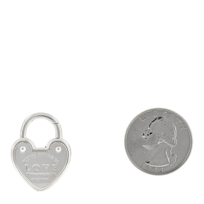 Tiffany Sterling Silver Return to Love Heart Lock Charm 2 of 3