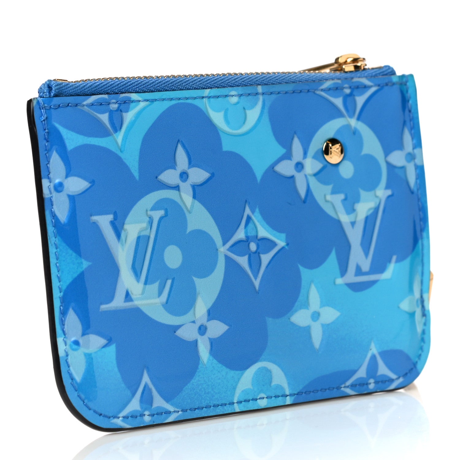 Louis Vuitton Vernis Valentine Key Pouch Light Blue 3 of 9