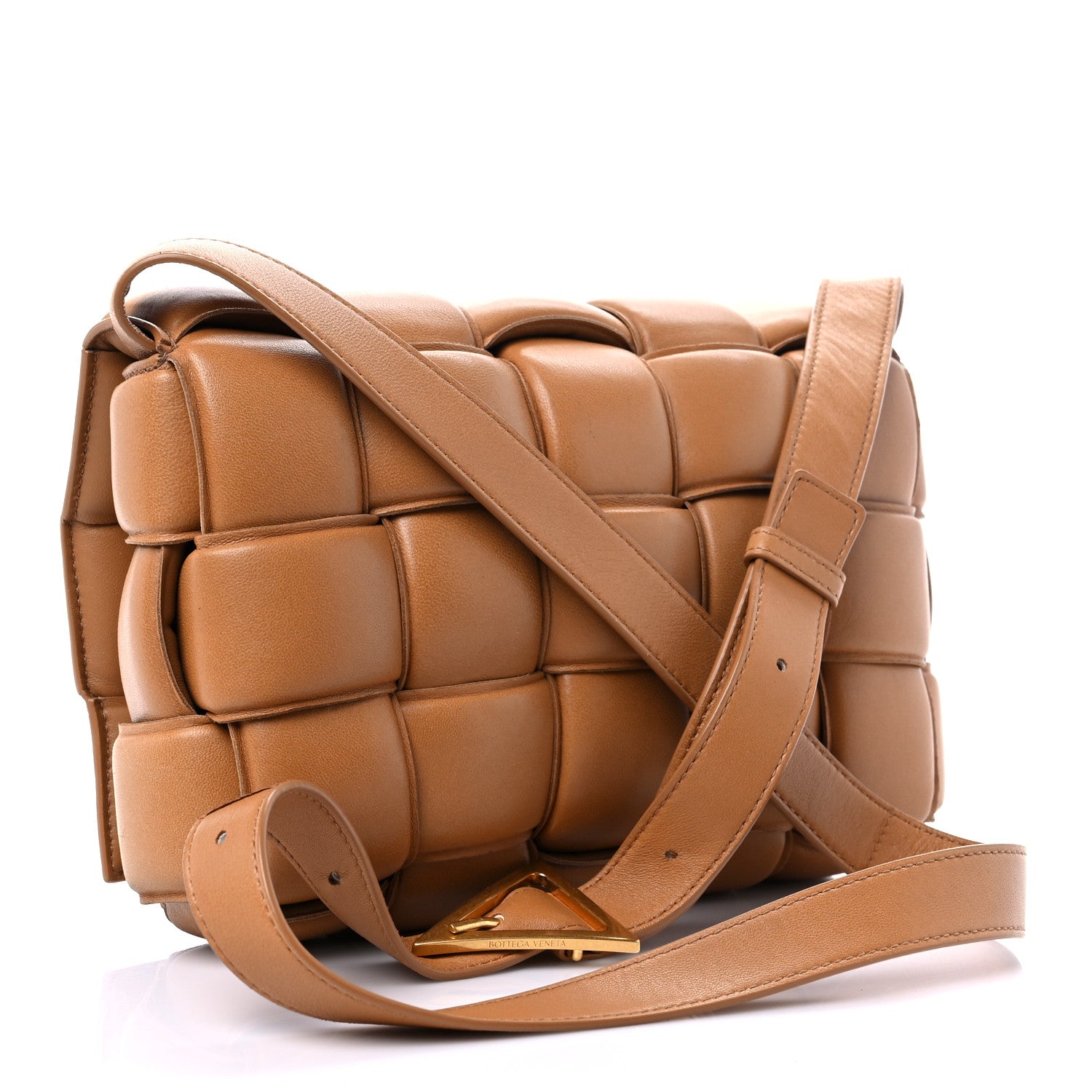 Bottega Veneta Nappa Maxi Intreccio Padded Cassette Crossbody Bag Caramel 2 of 12