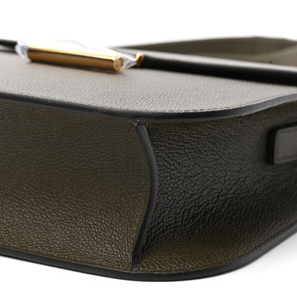 Tom Ford Calfskin Large T Clasp Tara Crossbody Bag Military Green 9 of 9