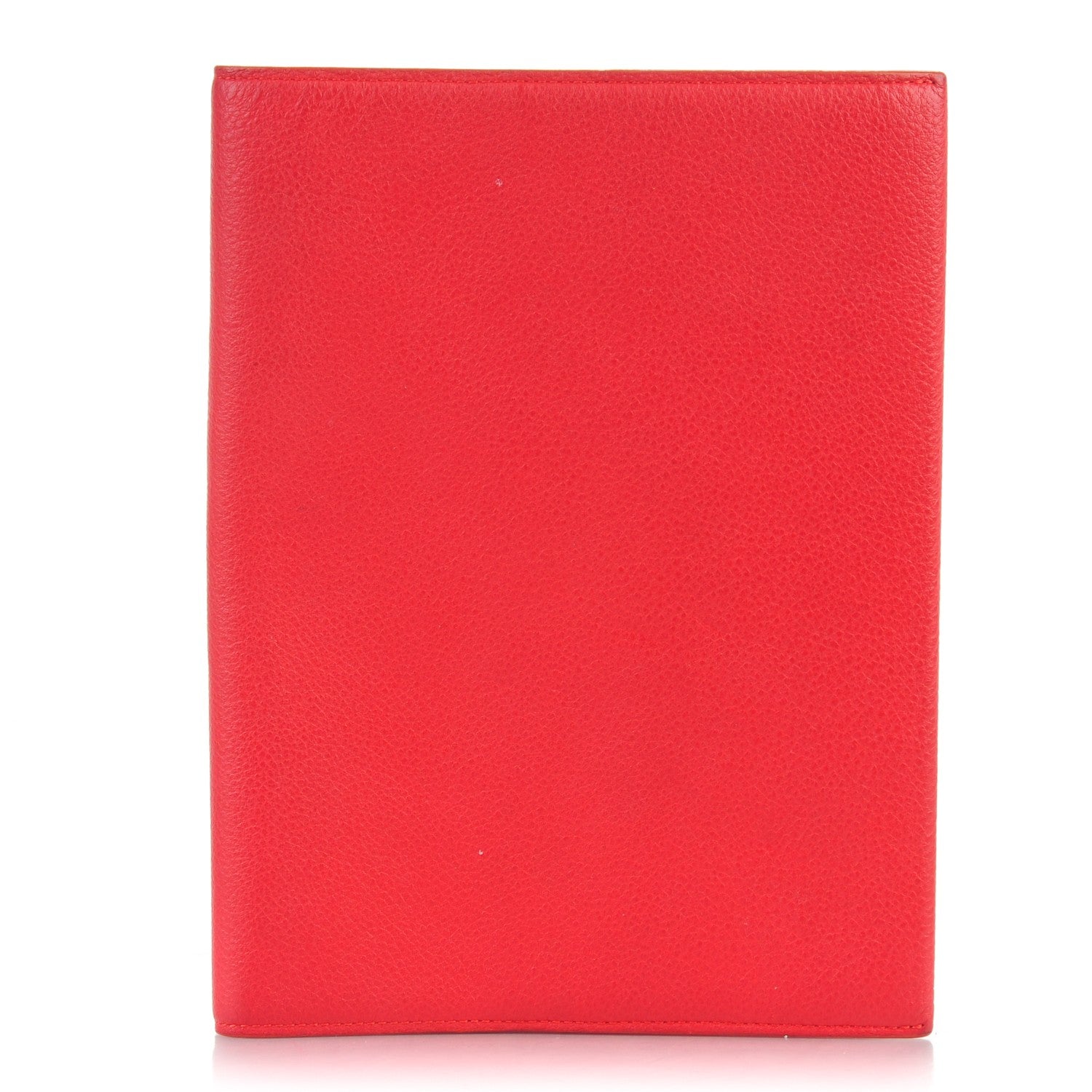 Louis Vuitton Calfskin Notebook Cover MM Rouge Orange 1 of 7