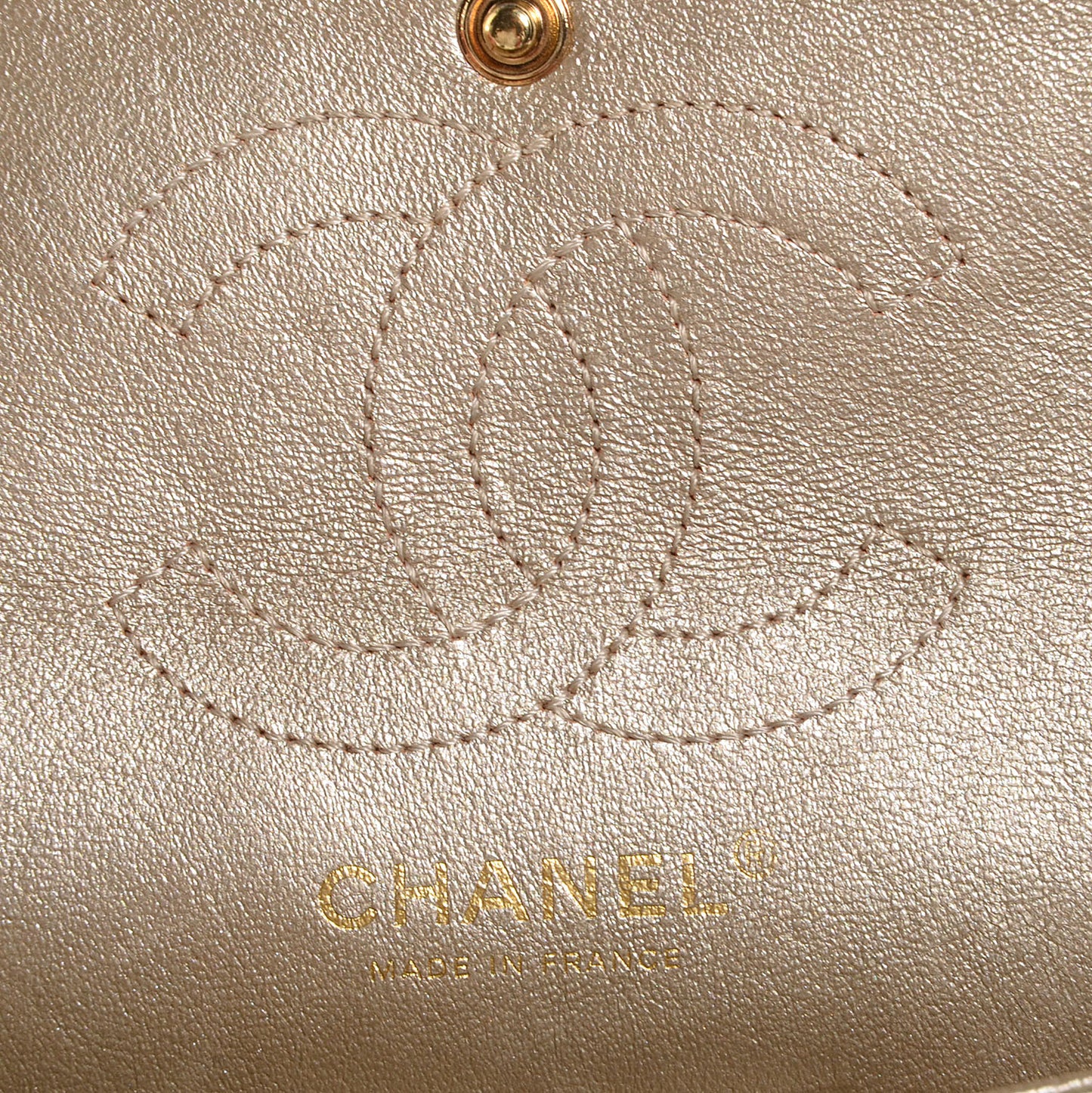 Aged Calfskin 2.55 Reissue 224 Flap Gold