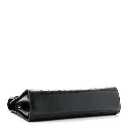 Chanel Crumpled Grained Calfskin Medium CC Crave Flap Black 4 of 15