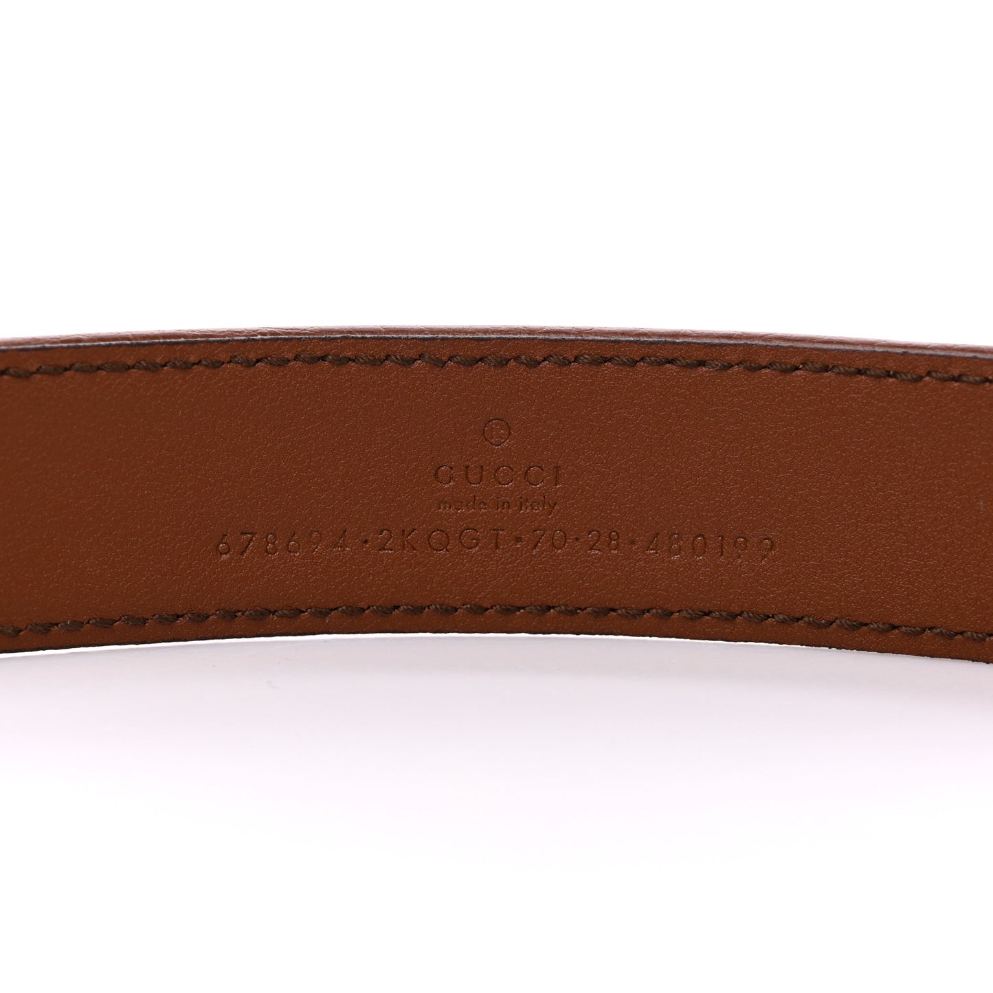New Denim GG Monogram Dollar Calfskin Belt 70 28 Blue Tea Cuir Epilog