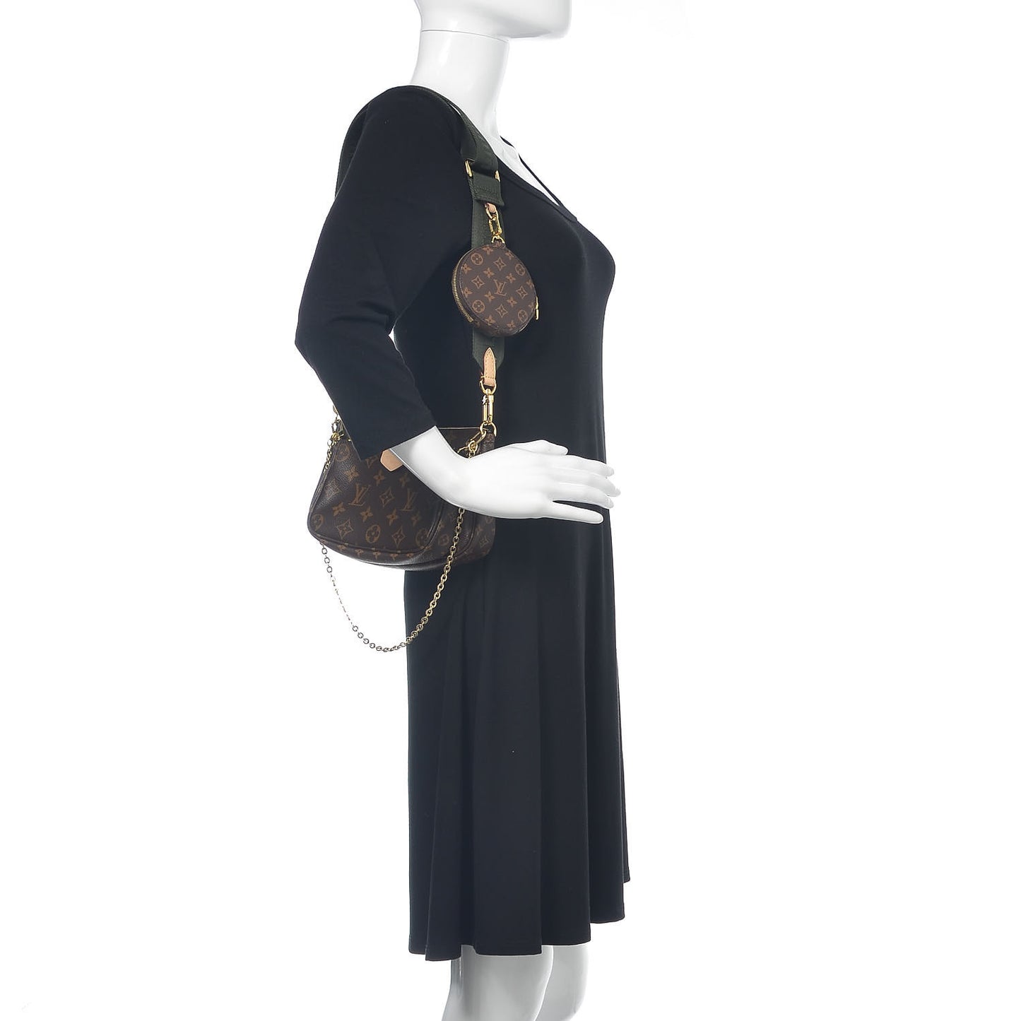 Monogram Multi Pochette Accessories Kaki