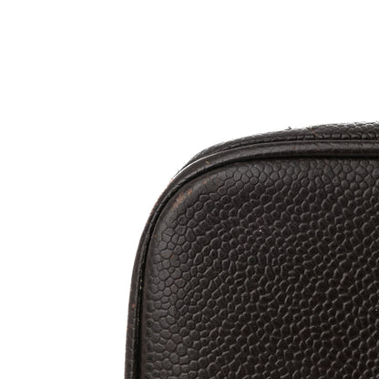 Chanel Caviar Quilted Medallion Tote Dark Brown 20 of 22