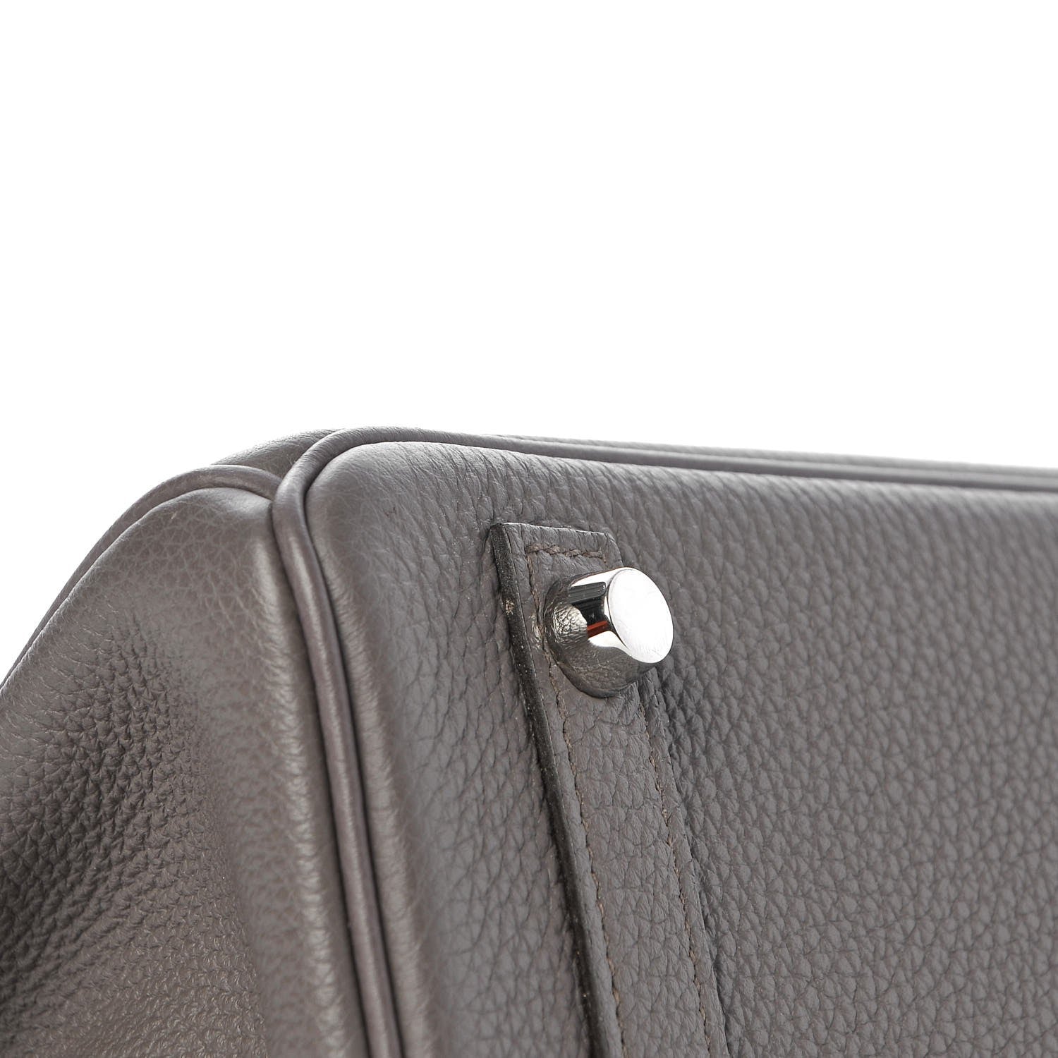 Hermes Togo Birkin 25 Etain 9 of 34