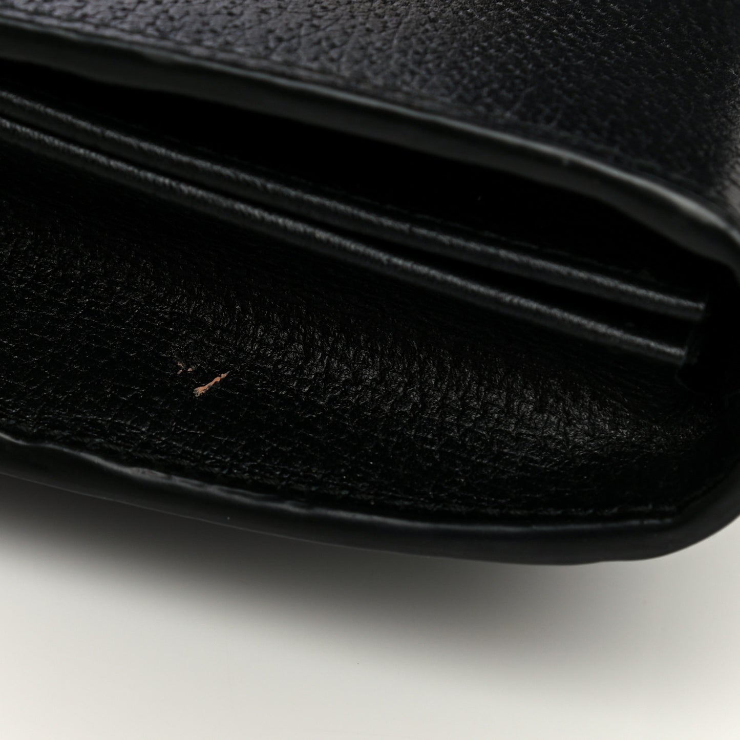 Calfskin Web Mini Dionysus Chain Wallet Black
