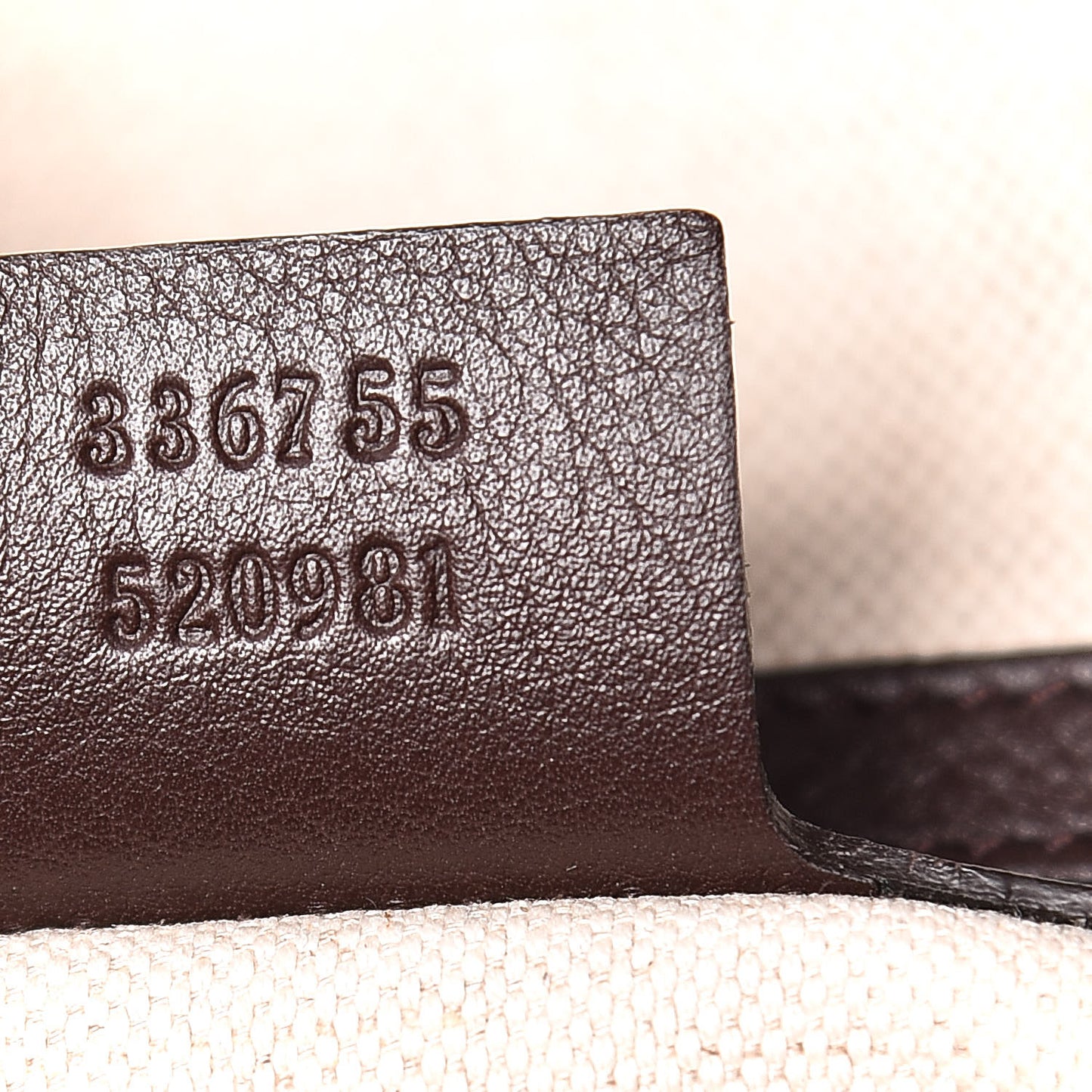 Guccissima Large Bree Foldover Tote Chocolate