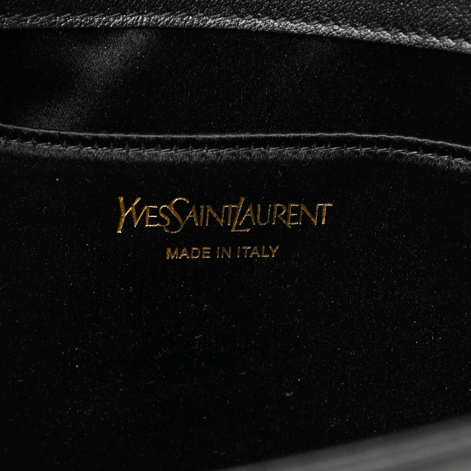 Saint Laurent Calfskin Monogram Large Belle De Jour Clutch Black 8 of 13