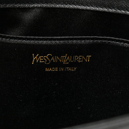 Saint Laurent Calfskin Monogram Large Belle De Jour Clutch Black 8 of 13