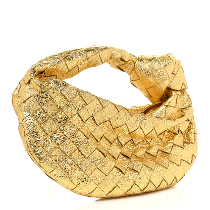 Bottega Veneta Metallic Nappa Intrecciato Mini Jodie Gold 2 of 6