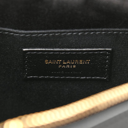 Saint Laurent Raffia Canvas Monogram Lou Camera Bag Black 6 of 10