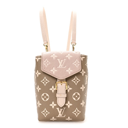 Louis Vuitton Empreinte Monogram Spring In The City Tiny Backpack Kaki Beige Cream 1 of 10