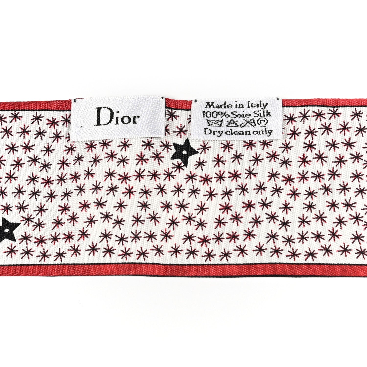 Christian Dior Silk Le Soleil Tarot Mitzah Scarf Off White 2 of 3