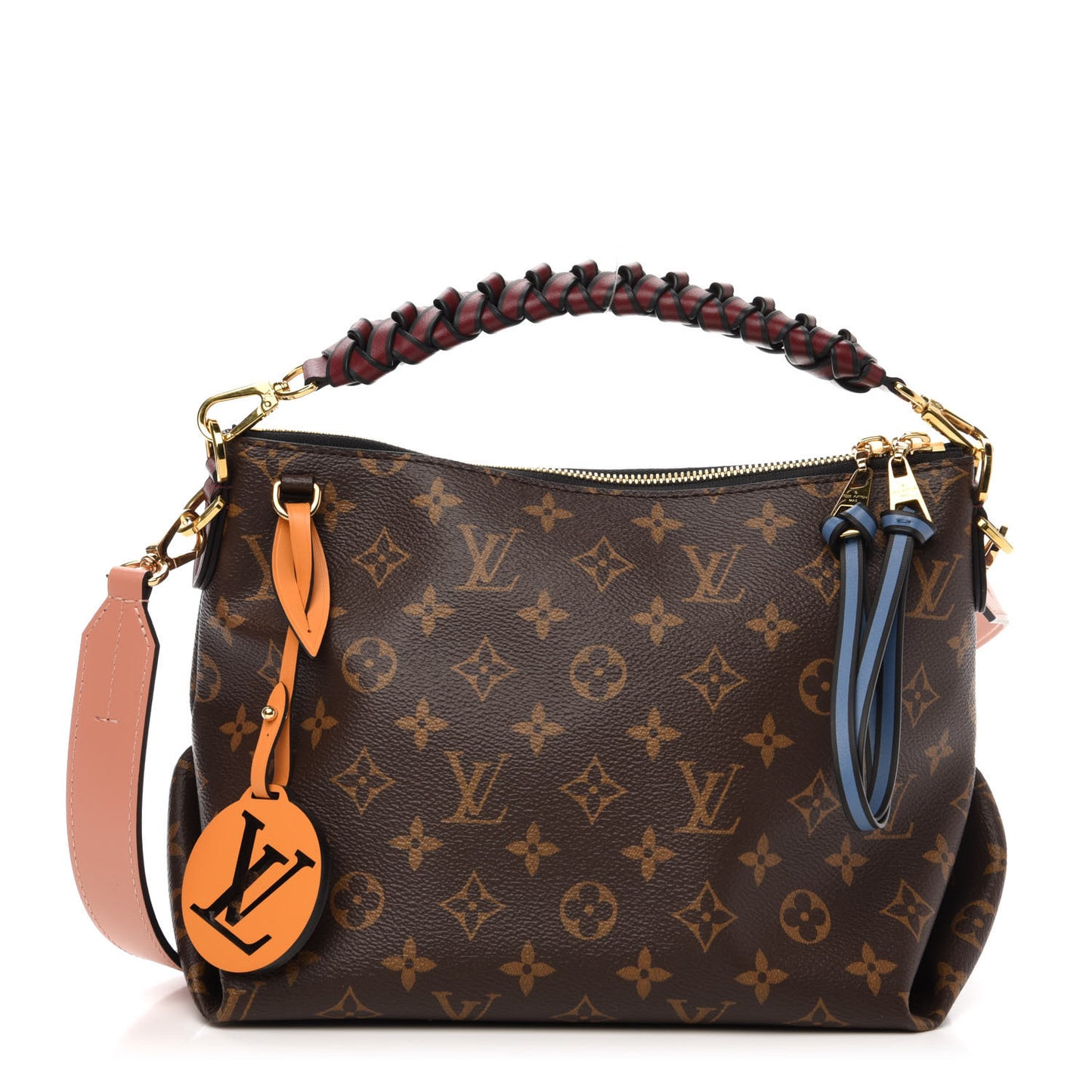Monogram Beaubourg Hobo Mini Bordeaux Red Peach Safran Blue Jean Blue
