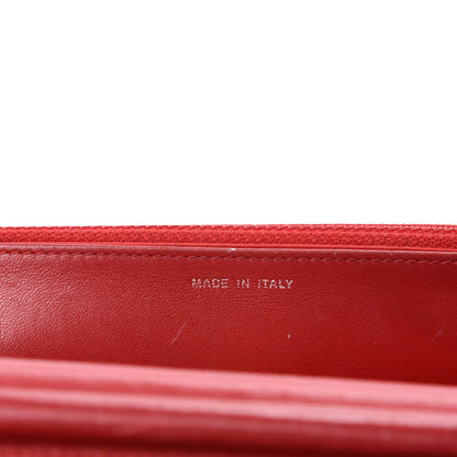 Chanel Patent Camellia Embossed Wallet On Chain WOC Dark Red 9 of 11