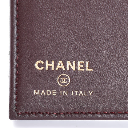 Chanel Lambskin Quilted Passport Holder Black 5 of 7