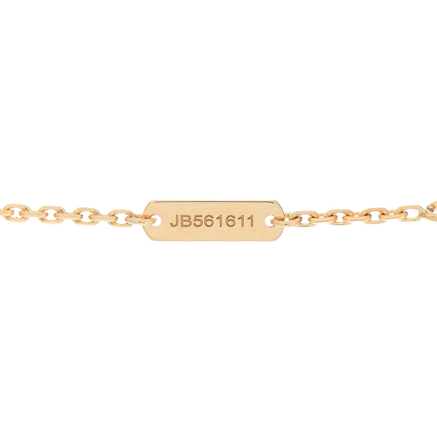 Van Cleef & Arpels 18K Yellow Gold Guilloche Vintage Alhambra Pendant Necklace 6 of 7