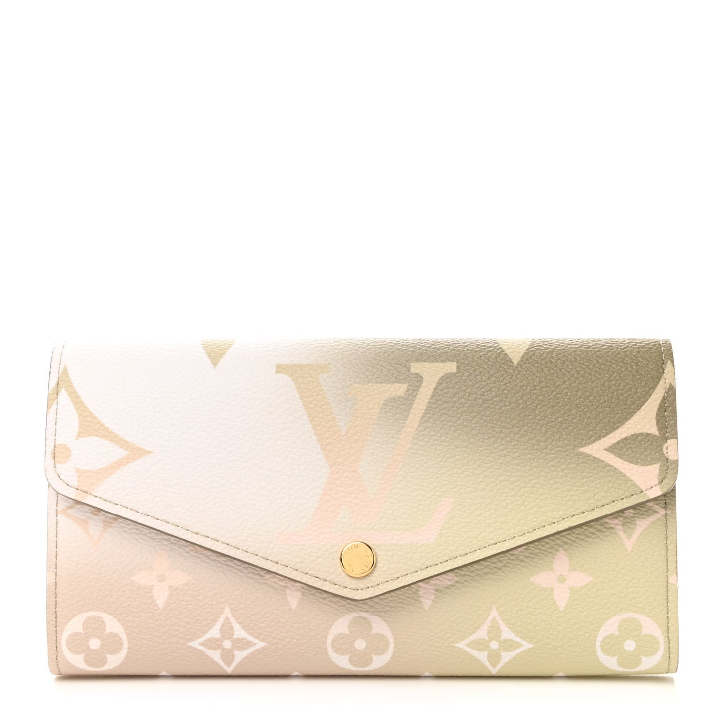 Monogram Giant Spring In The City Sarah Wallet NM Sunset Kaki