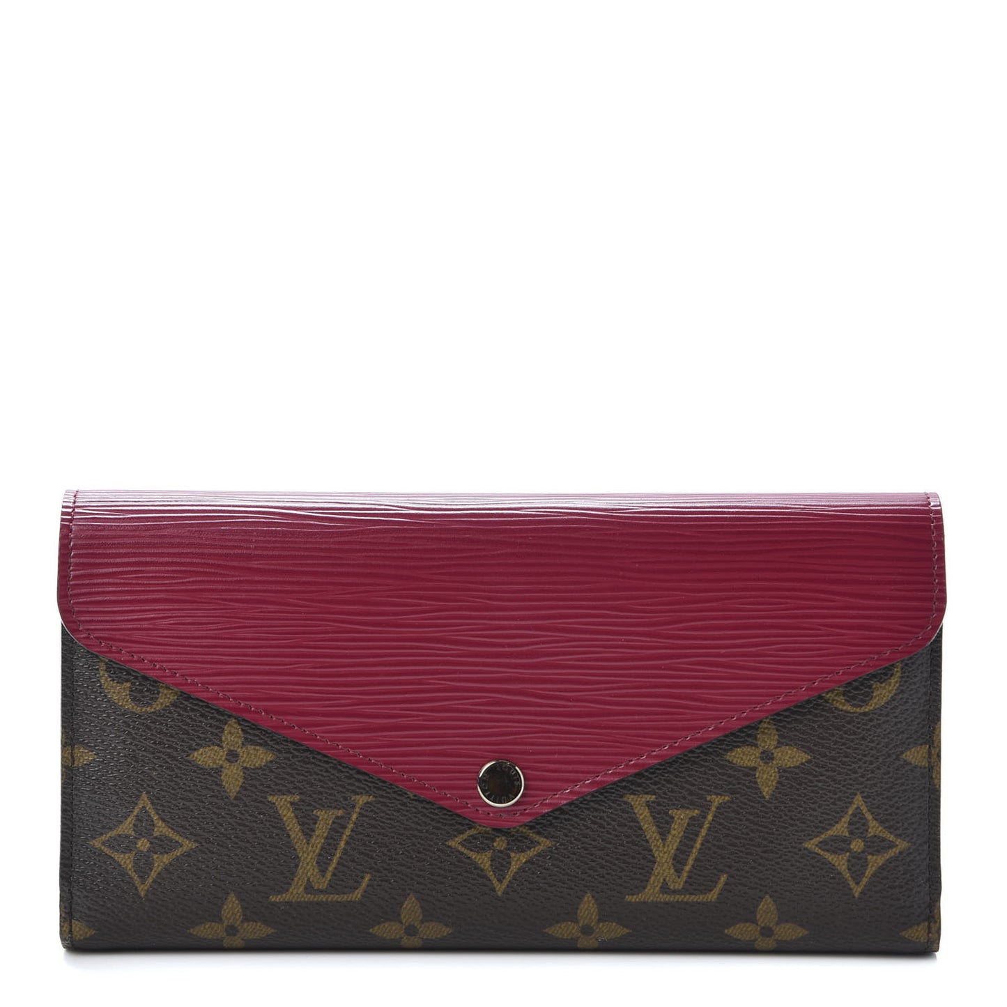Monogram Epi Marie-Lou Long Wallet Fuchsia