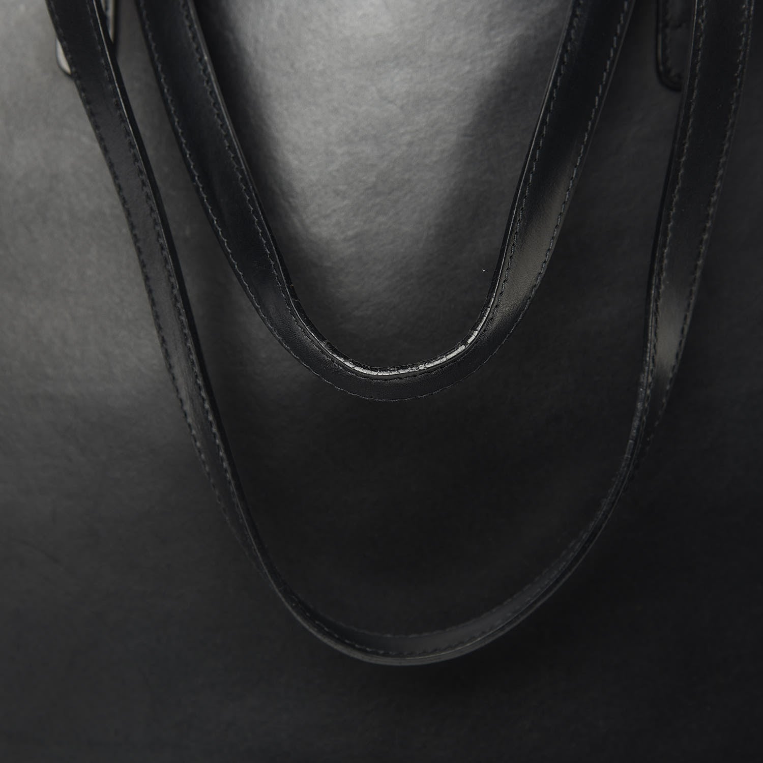 Mansur Gavriel Calfskin Large Shopping Tote Black Flamma 14 of 17