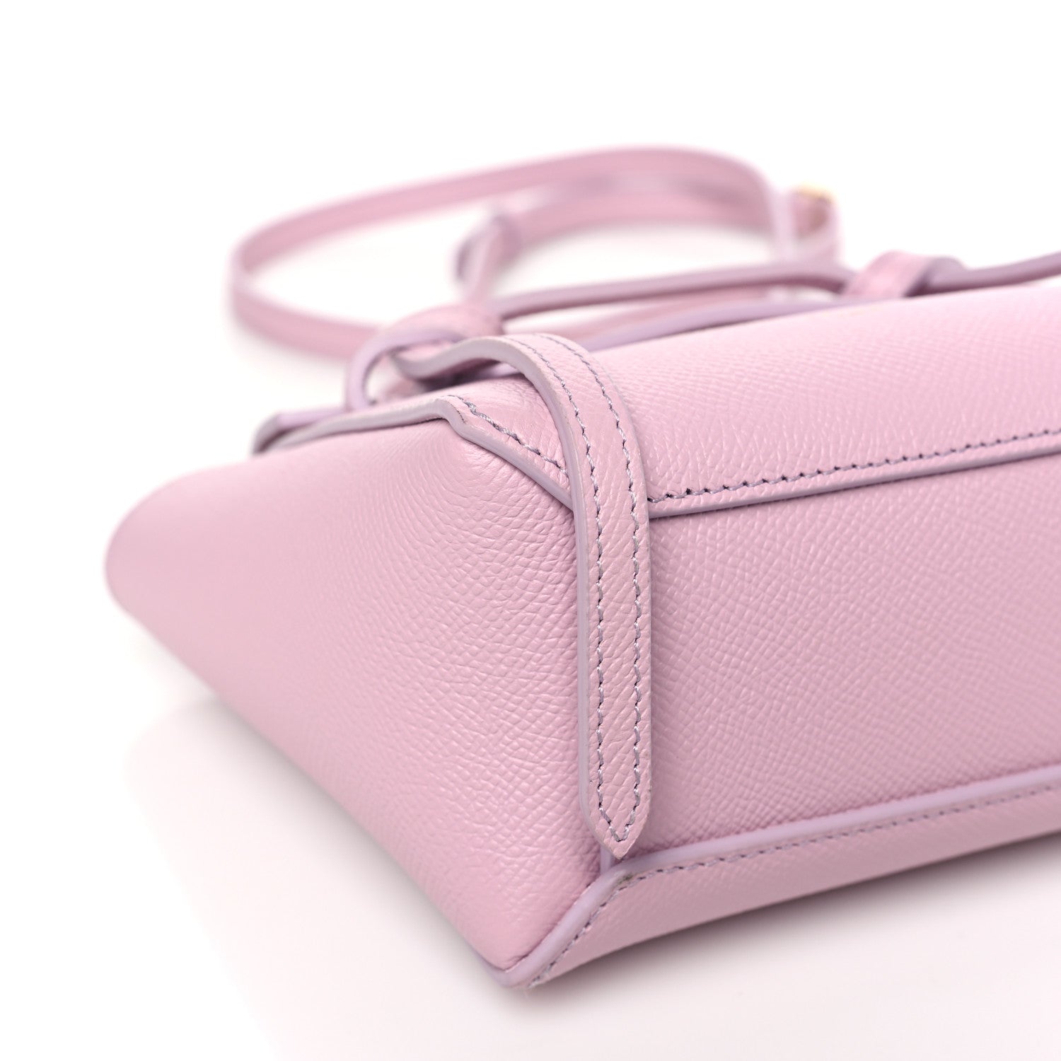 Celine Grained Calfskin Pico Belt Bag Rose Quartz 8 of 9