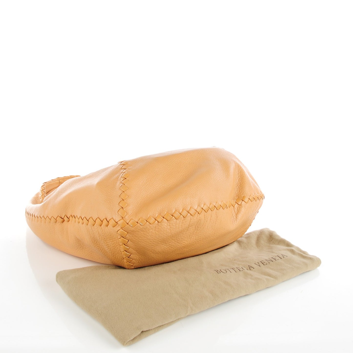 Cervo Deerskin Large Hobo Carmel