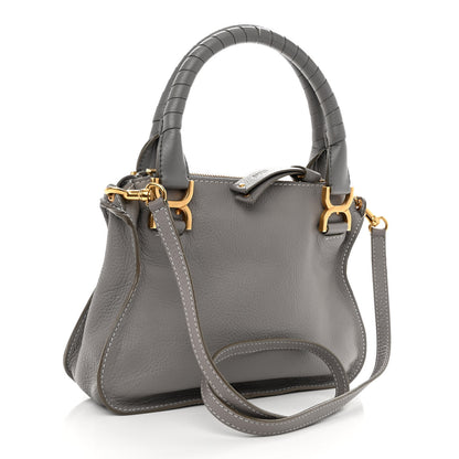 Chloe Calfskin Small Marcie Satchel Cashmere Grey 3 of 11
