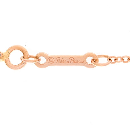 Tiffany 18K Rose Gold Paloma Picasso Heart and Arrow Pendant Necklace 5 of 7