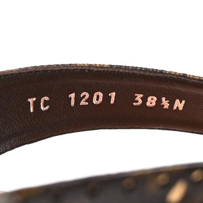 Louis Vuitton Monogram Sunny Flat Thong Sandals 38.5 Brown 8 of 11
