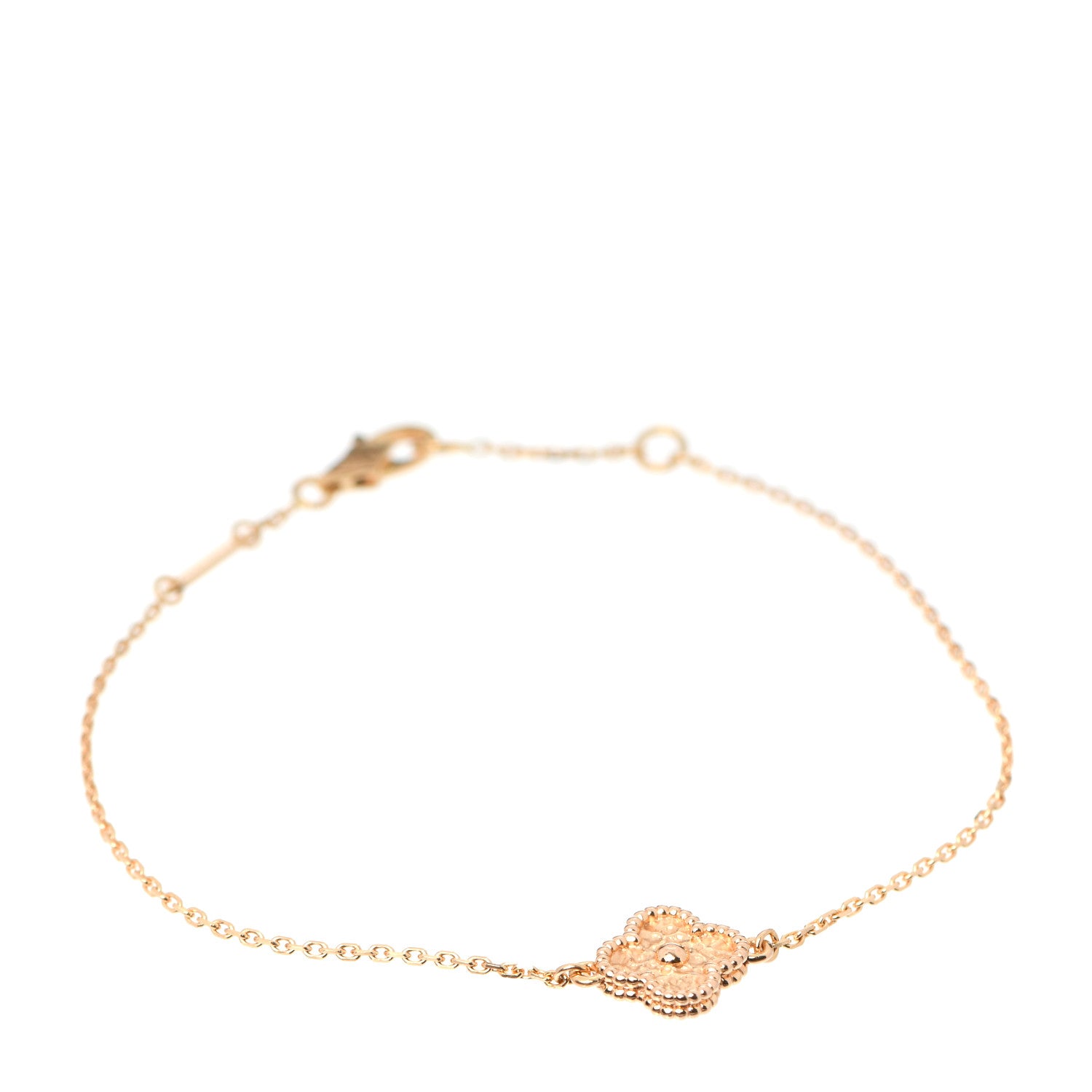 Van Cleef & Arpels 18K Rose Gold Sweet Alhambra Bracelet 1 of 8