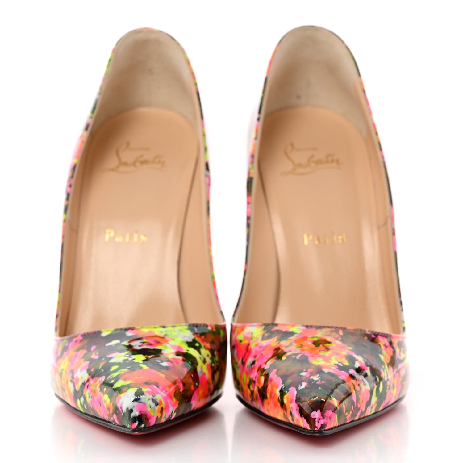 Christian Louboutin Patent Granite So Kate 120 Pumps 39 Multicolor 2 of 13