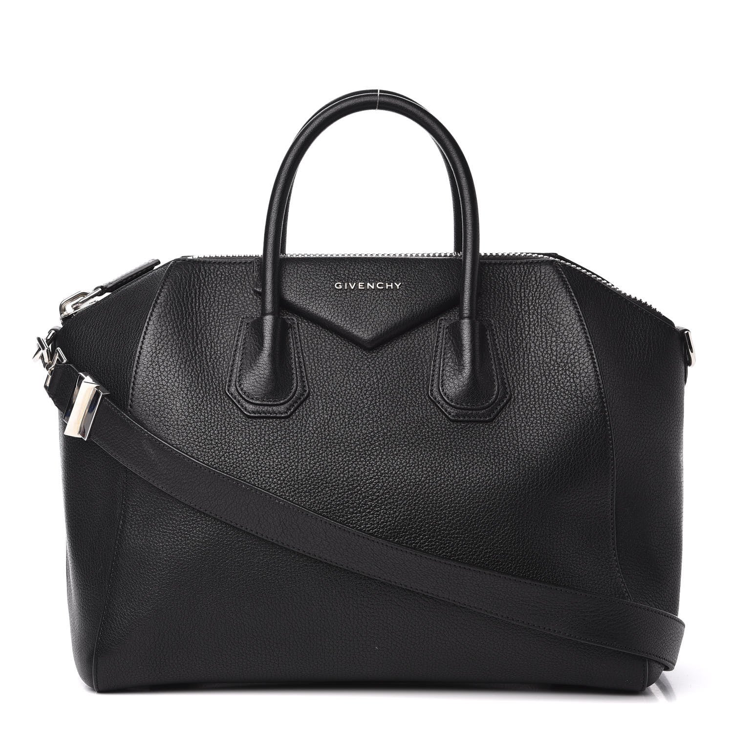 Givenchy Sugar Goatskin Medium Antigona Black 1 of 12