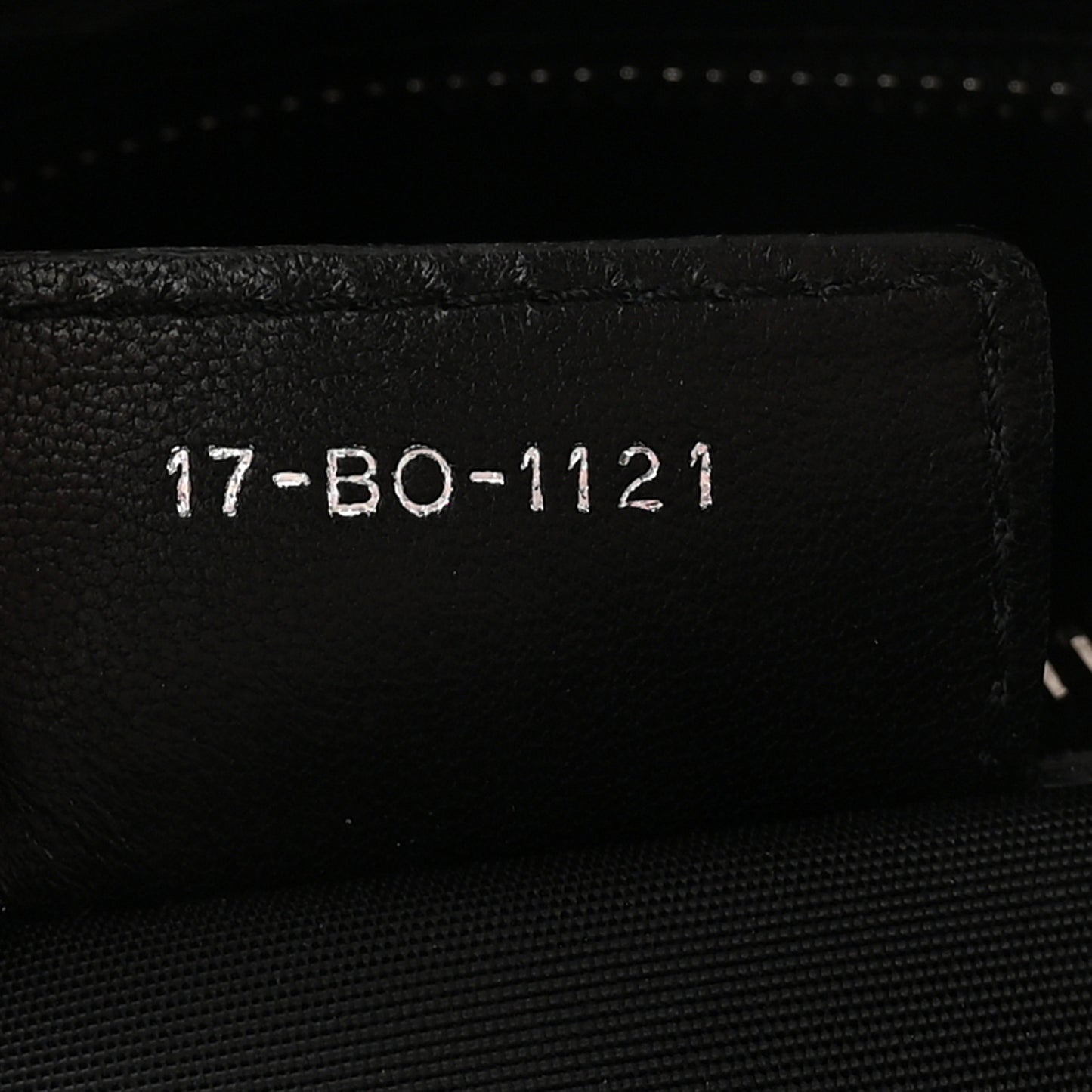 Lambskin Cannage Granville Polochon Black