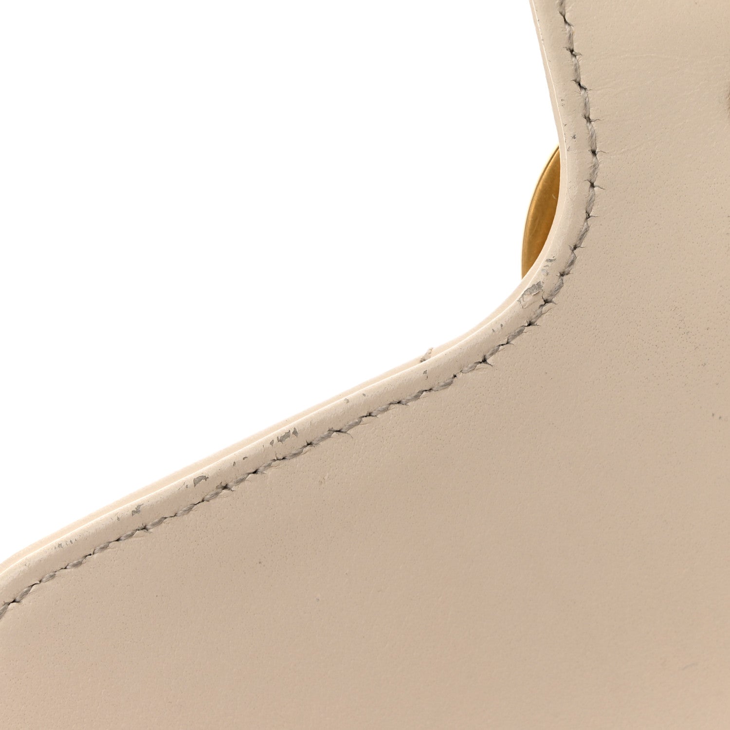 Gucci Calfskin Matelasse Mini GG Marmont Top Handle Shoulder Bag White 15 of 15