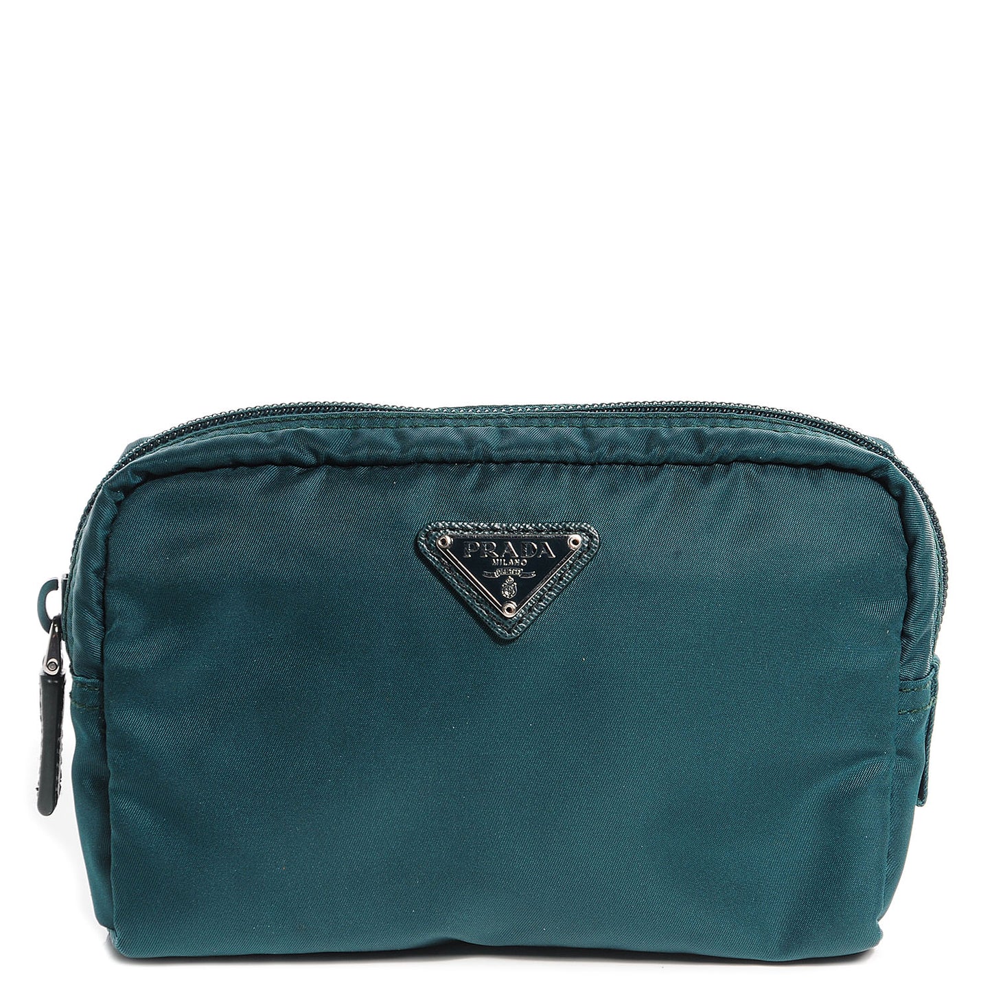 Nylon Vela Cosmetic Pouch Petrolio