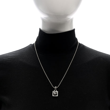 Chrome Hearts Sterling Silver Framed Heart Pendant Necklace 2 of 5
