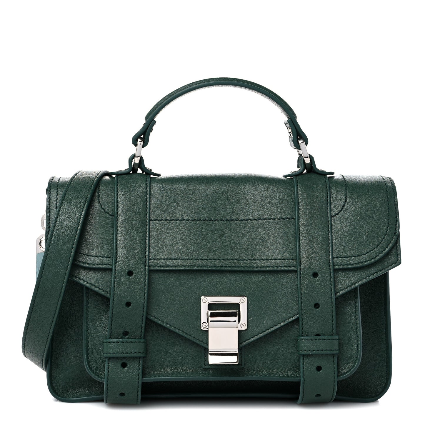 Lambskin Tiny PS1 Satchel Dark Teal