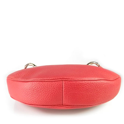 Gucci Leather Bamboo Ring Hobo Coral 4 of 10