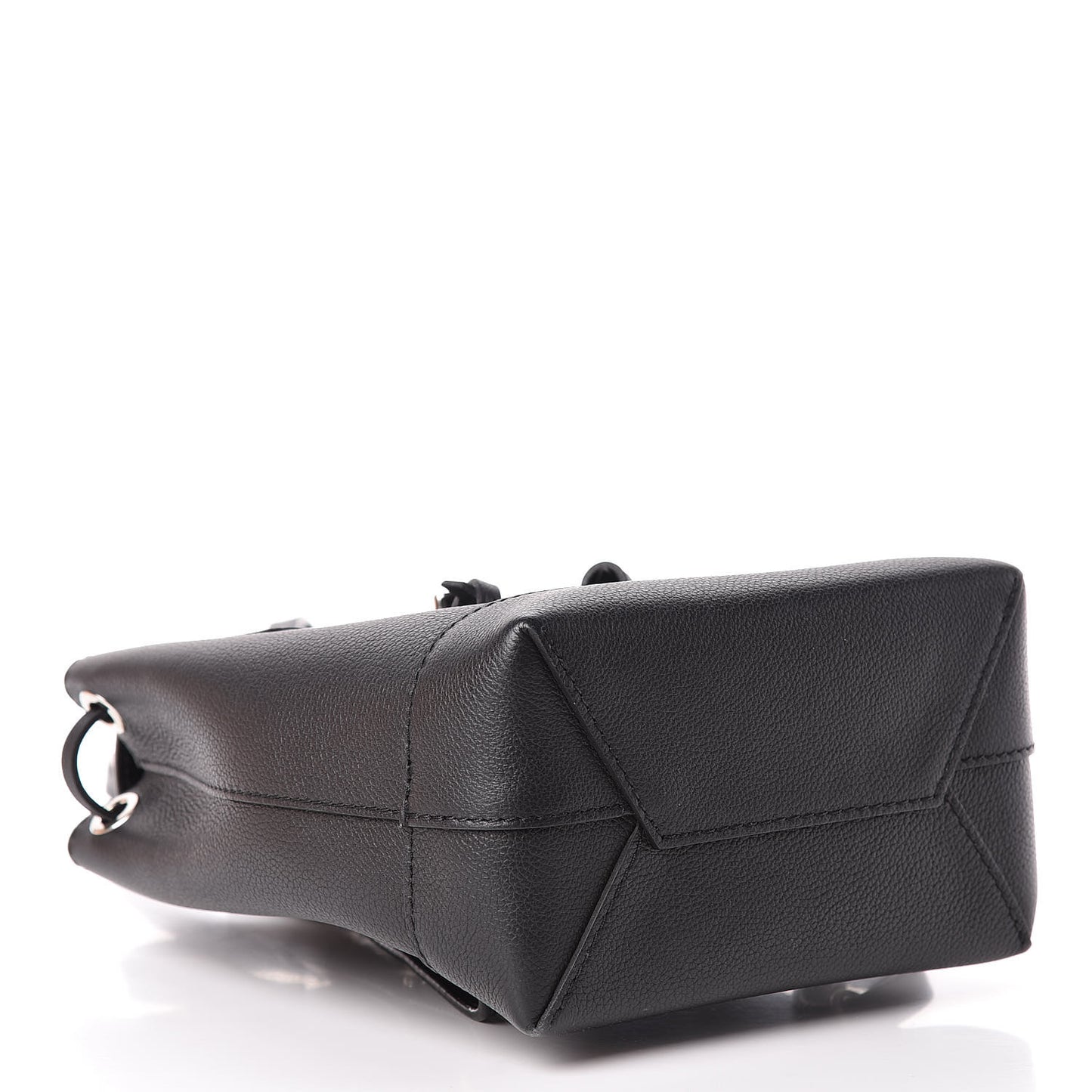 Calfskin Lockme Mini Backpack Black