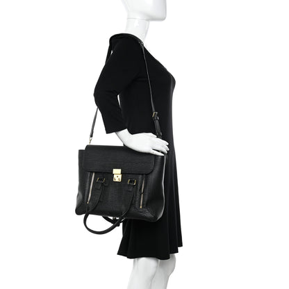 3.1 Phillip Lim Textured Calfskin Medium Pashli Satchel Black 2 of 9